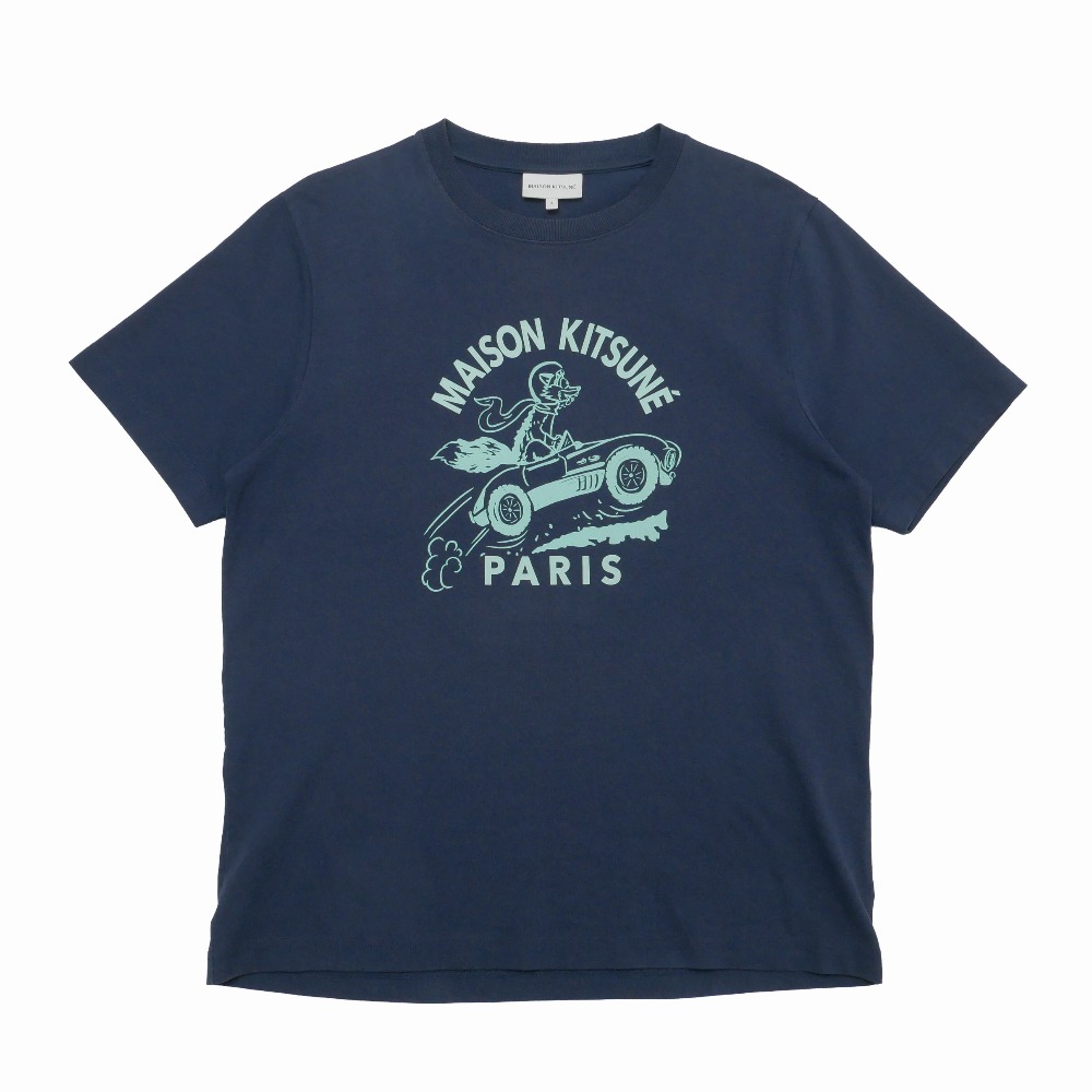 MAISON KITSUNE メゾンキツネ Racing Fox Comfort T-Shirt 半袖Ｔシャツ 大きさS ブランド名古着【中古】20260604/RA9615