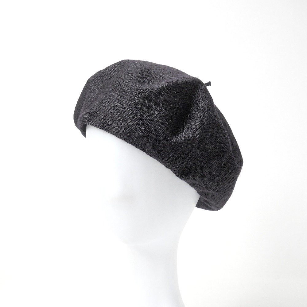 ■美品■Christian Dior ディオール ベレー帽 大きさU 鳥打ち帽 ロゴタイプ一皿 ユニ一発やる フランス共和国製 ブランド名古着【中古】20260605/RA9608