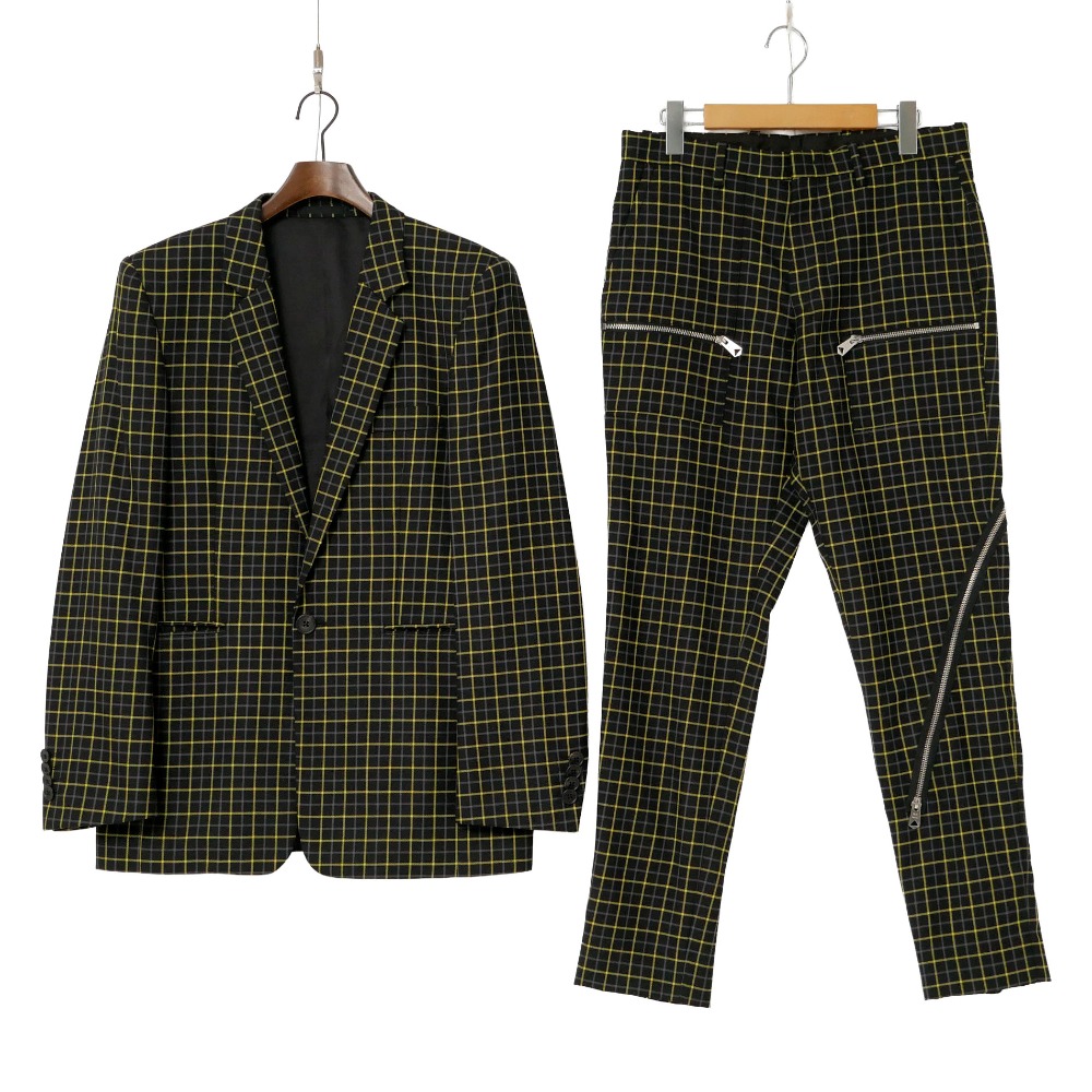 ■美品■Paul Smith 極点・スミス ズボン下背広 大いさ上衣:L /スラックス:M 読み合わせる柄 ファスナーかざり付ける セットアップ テーラードジャケット ズボン下 ブランド名古着【中古】20260605/RA9623