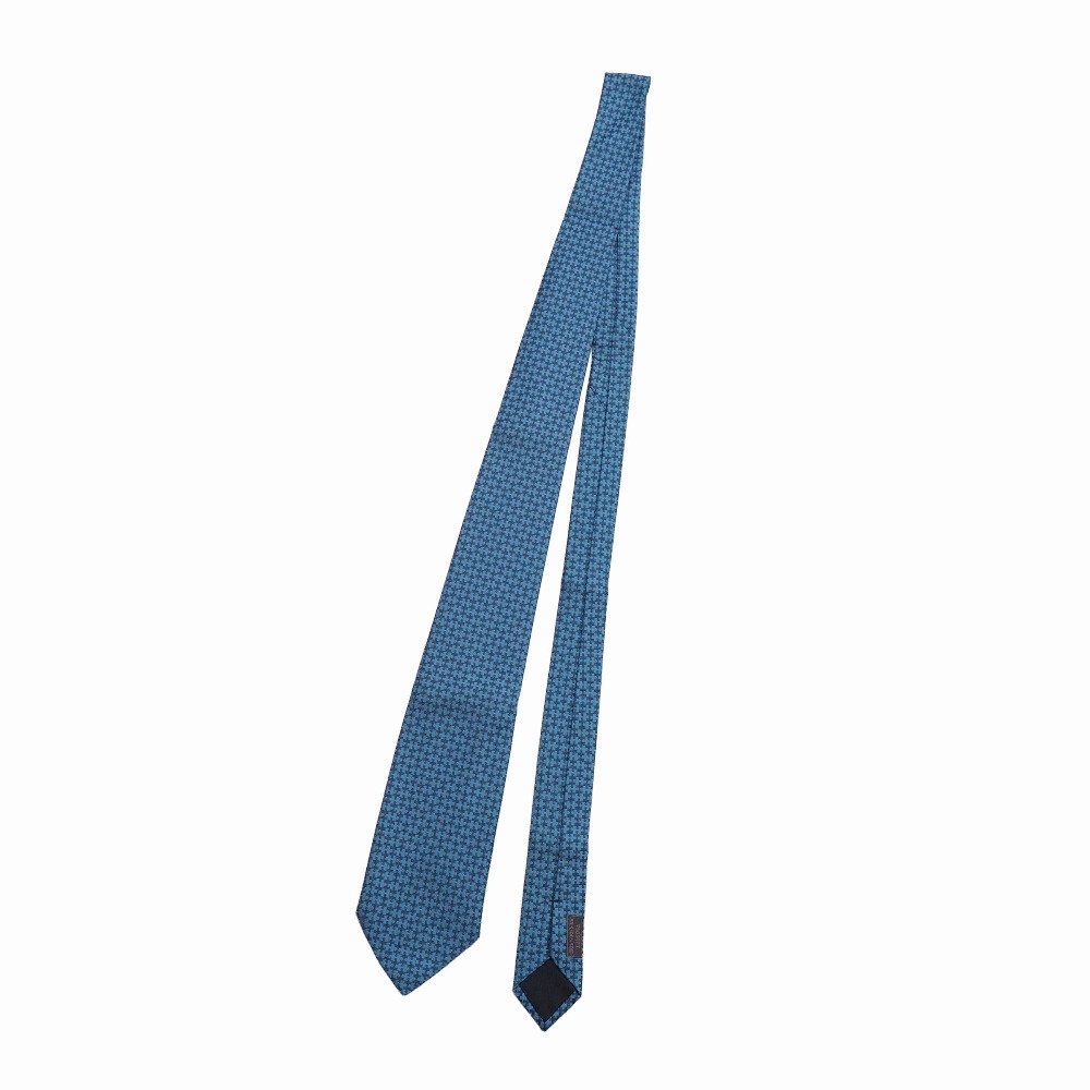 ■美品■HERMES エルメス タイ シルクツイル Hロゴタイプ 総柄 広広とした五分五分 ブランド名古着【中古】20260605/RA9662