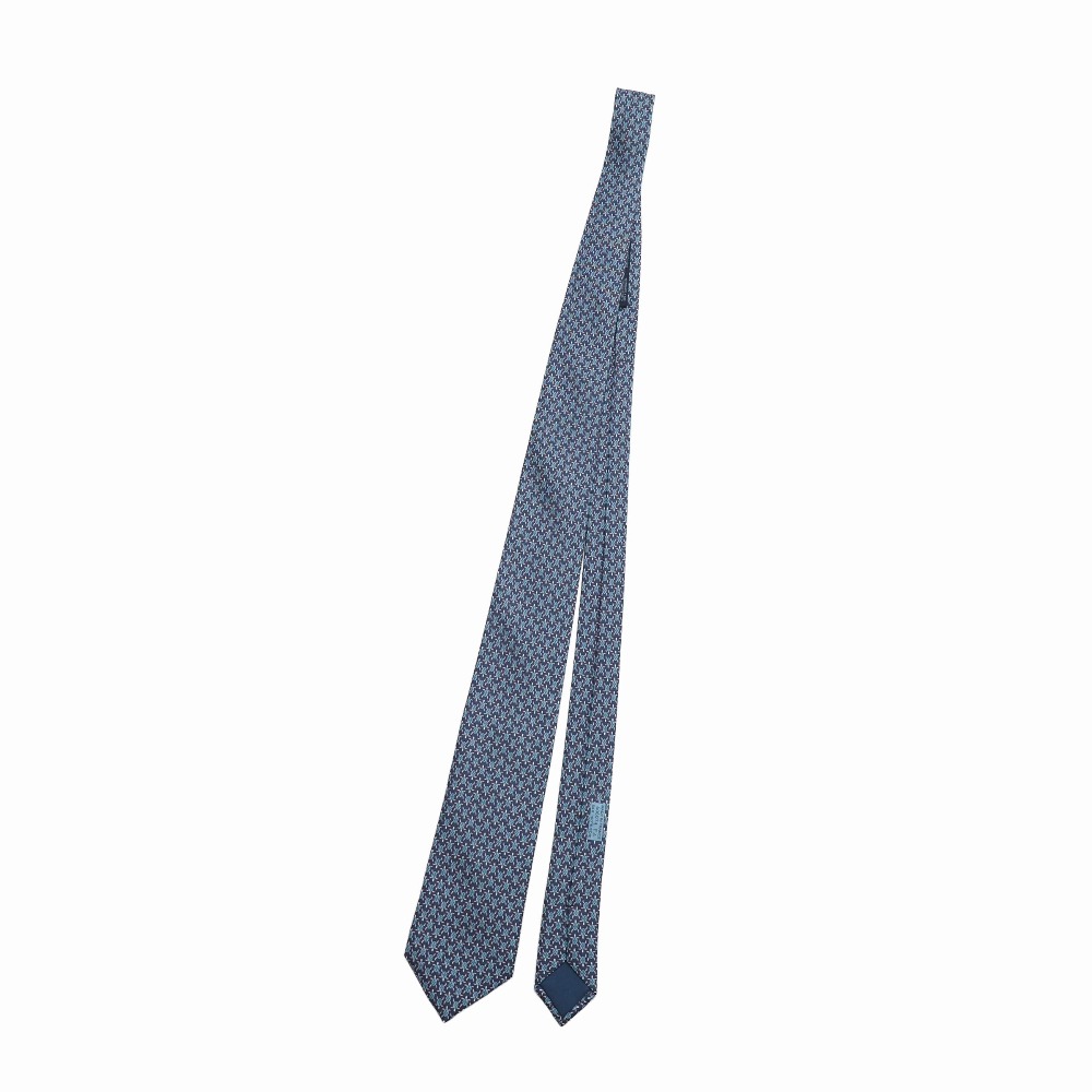 ■美品■HERMES エルメス タイ シルクツイル タートル 総柄 ブランド名古着【中古】20260605/RA9664