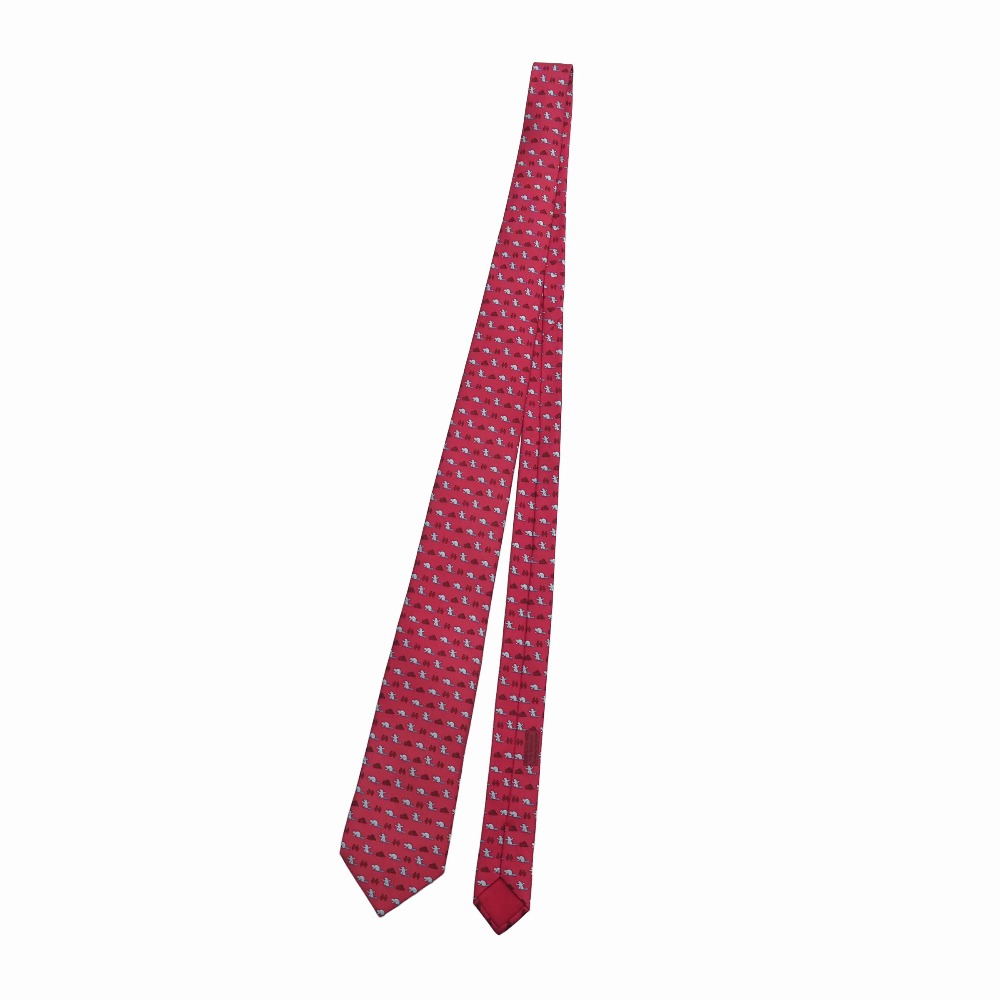 ■未当て嵌める品■HERMES エルメス CASTOR CONSTRUCTOR タイ シルクツイル 毛の荒物柄 20260605/RA9670