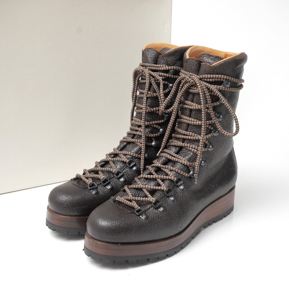 ■美品■F.LLI Giacometti &times; MARMOLADA フラテッリジャコメッティ &times; マルモラーダ ブーツ サイズ41 FG136 マウンテンブーツ レザー ブランド古着【中古】20260618/RA9769｜トレード店