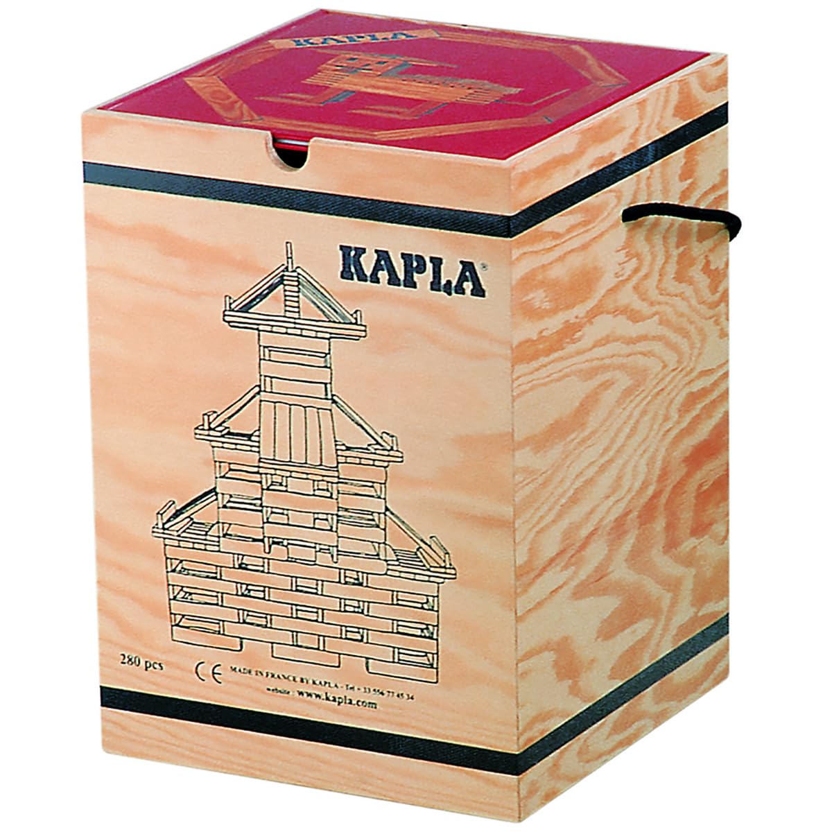 楽天市場】カプラ KAPLA 積み木 ブロック 280 アートブック 赤