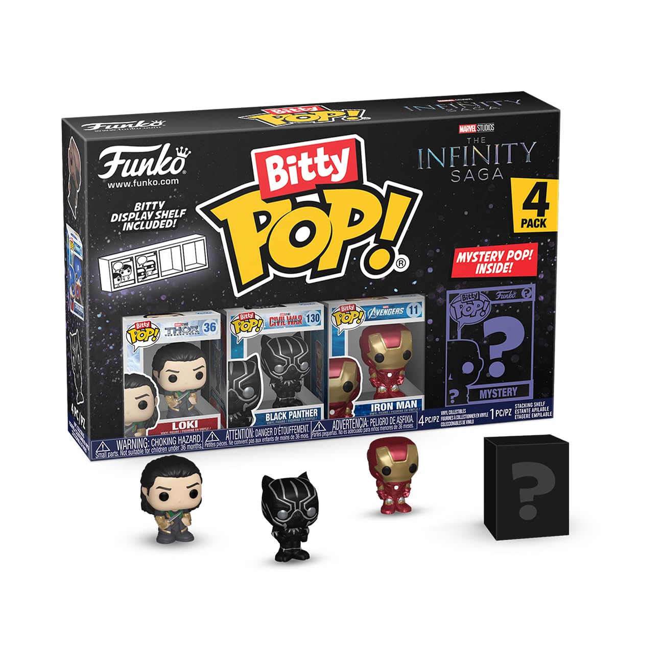 新品】Funko pop Marvel フィギュア 4体 保護ケース付 Amazon.com