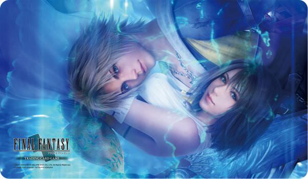カードゲーム用品 Final Fantasy TCG Supplies ー Play Mat ー FFX HD Remaster Tidus/Yuna ファイナルファンタジー トレーディングカードゲーム プレイマット W60cm×D34cm 滑らかな表面 カード保護 国際大会対応 ティーダ ユウナ HDリマスターグラフィック 並行輸入品画像