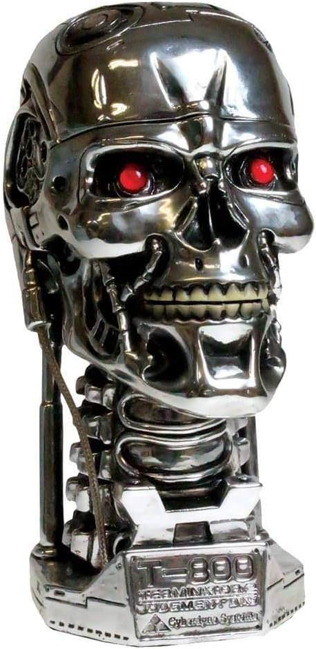 アウトレット品 コレクターアイテム ターミネーター2 T-800 エンドスカル ヘッド型収納ボックス Terminator 2 T-800 Endoskull Head Box 映画ファン必見の精巧レプリカ ターミネーターシリーズの象徴的アイテム画像