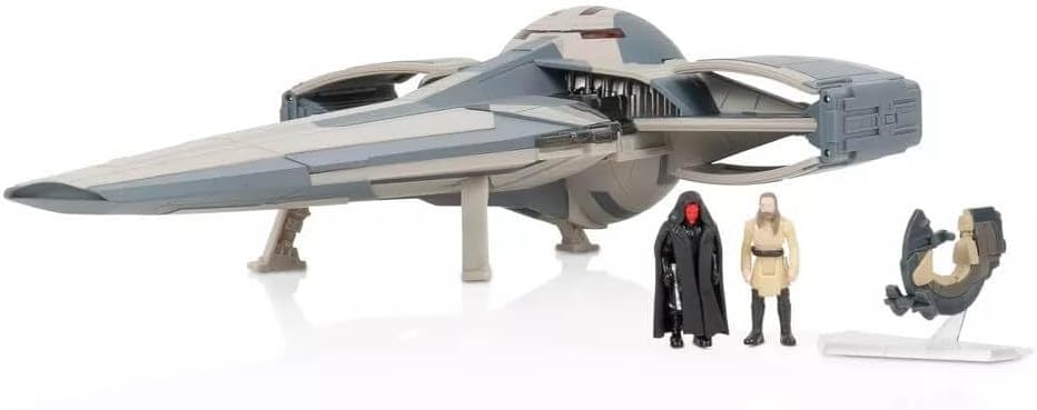 フィギュア スター・ウォーズ マイクロギャラクシー スコードロン シス・インフィルトレーター・スターシップ タトゥイーンの砂上に広がる暗黒卿ダース・モールが操る折りたたみ翼付き宇宙船 スター・ウォーズブランド 並行輸入品画像