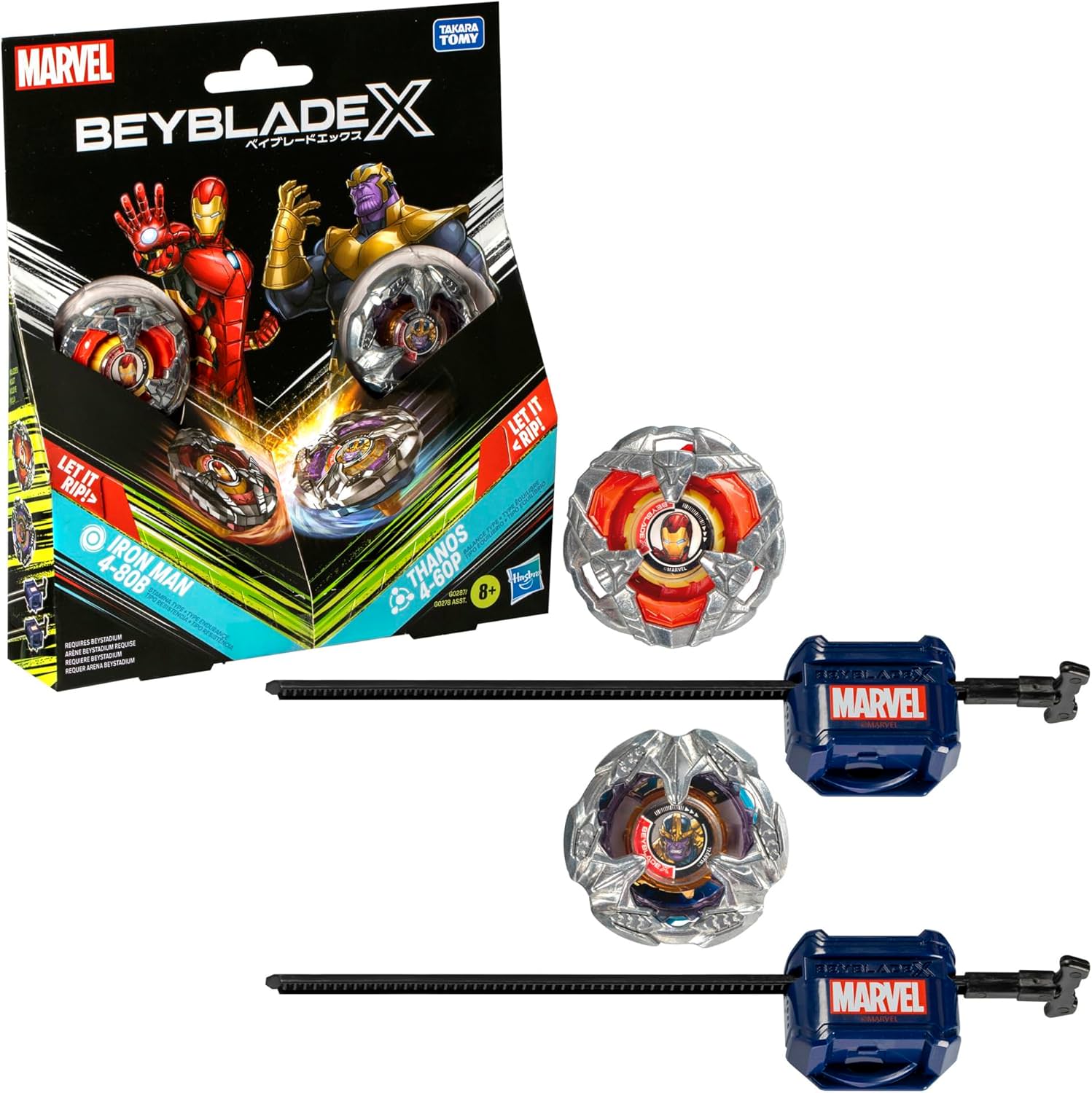 ベイブレードX マーベルコラボ スパイダーマン 3-60F ヴェノム 3-80N Amazon.com: Beyblade X Marvel Collab Spider-Man Age 8+ 3-60F