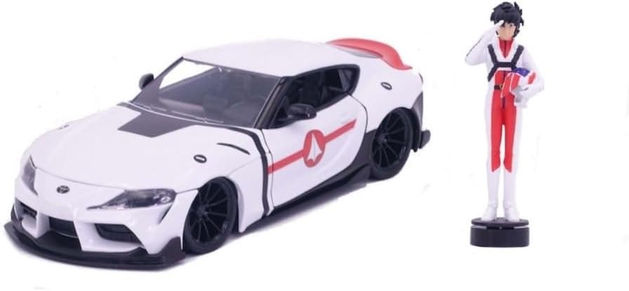 ロボテック トヨタ スープラ 2020【リック・ハンター フィギュア付】1/24 ダイキャスト製 ミニカー
