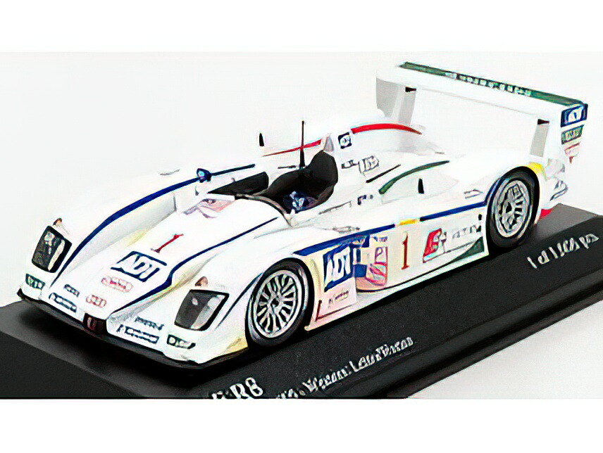 AUDI - R8 N 1 WINNER ALMS ATLANTA 2005 LEHTO - WERNER - WHITE /Minichamps 1/43 ミニカー