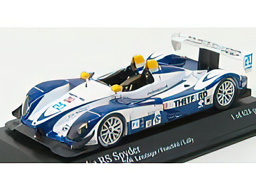 PORSCHE - RS SPIDER N 20 2nd 12h SEBRING 2008 LEITZINGER - FRANCHITTI - WHITE BLUE /Minichamps 1/43 ミニカー｜ラストホビー