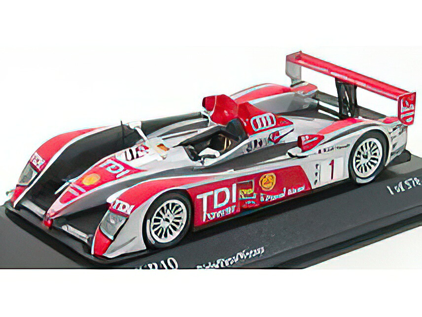 AUDI - R10 TDI N 1 6th LE MANS 2008 F.BIELA - E.PIRRO - M.WERNER - SILVER RED /Minichamps 1/43 ミニカー｜ラストホビー