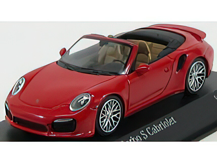 PORSCHE - 911 991 TURBO S CABRIOLET 2014 - RED /Minichamps 1/43 ミニカー 6,580円
