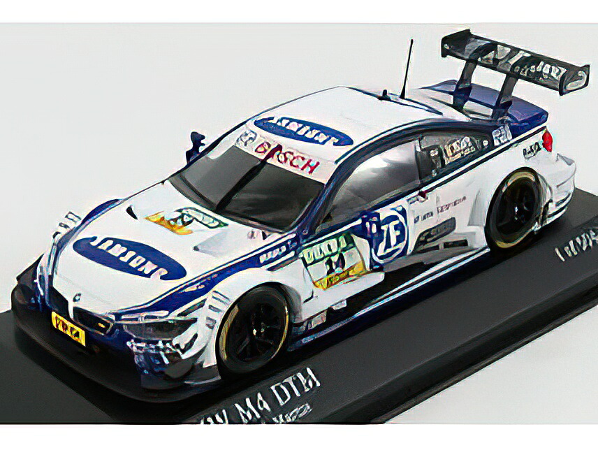 BMW - 4-SERIES M4 TEAM RMG N 24 SEASON DTM 2014 M.MAXIME - WHITE BLUE /Minichamps 1/43 ミニカー
