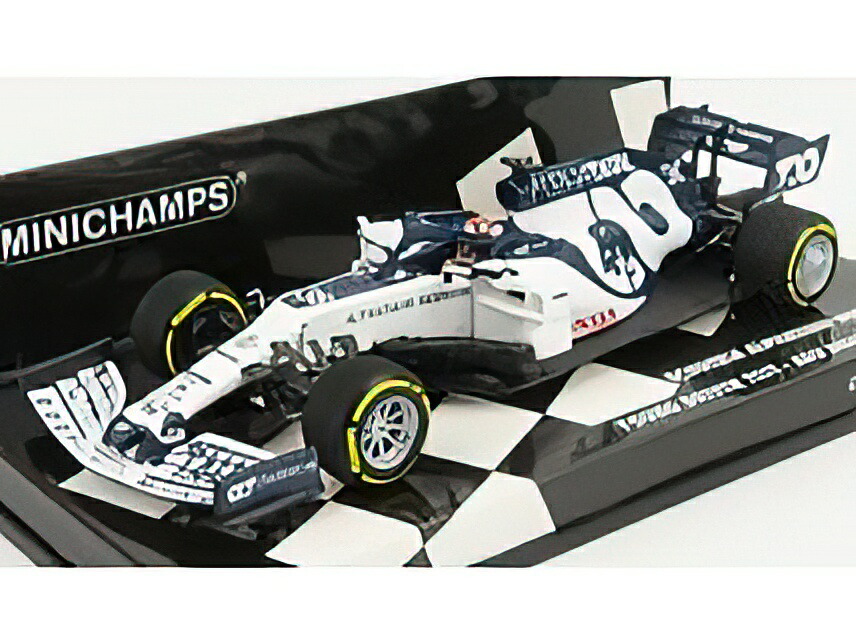ALPHA TAURI - F1 AT01 HONDA RA620H TEAM ALPHA TAURI F1 N 38 TEST ABU DHABI 2020 Y.TSUNODA - WHITE BLUE /Minichamps 1/43 ミニカー
