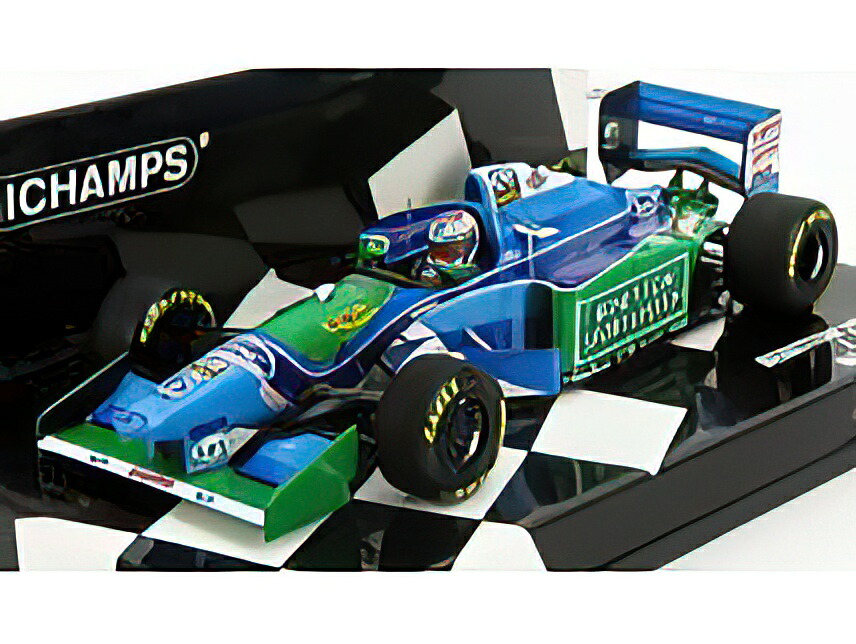 BENETTON - F1 B194 N 6 3rd BELGIAN GP 1994 JOS VERSTAPPEN - GREEN BLUE /Minichamps 1/43 ミニカー