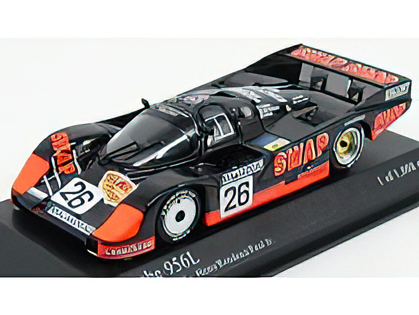 PORSCHE - 956 TEAM HENN'S T-BIRD Swap SHOP 2nd N 26 24h LE MANS 1984 J.RONDEAU - J.PAUL JR. - RED BLACK /Minichamps 1/43 ミニカー｜ラストホビー