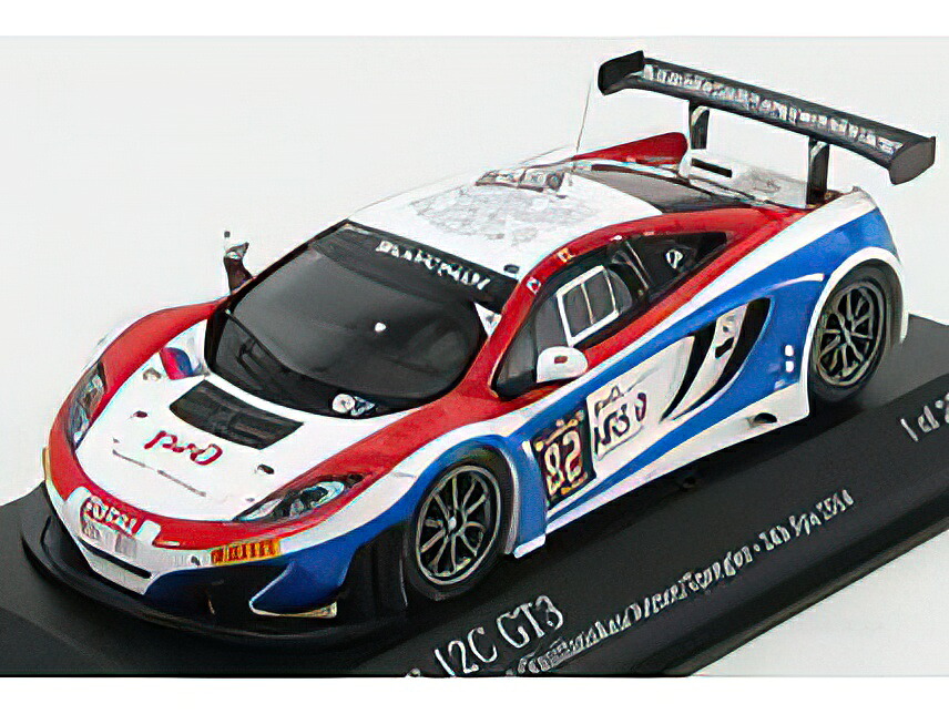 McLAREN - 12C GT3 TEAM RUSSIAN N 82 24h SPA 2014 VASILIEV - VASILIAUSKAS - ASMER - SPENGLER - WHITE BLUE RED /Minichamps 1/43 ミニカー