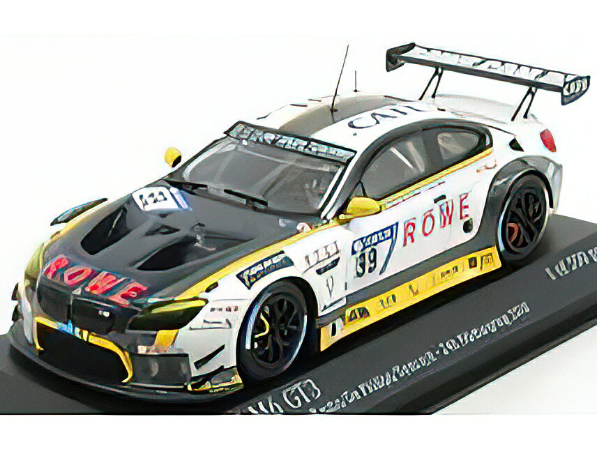BMW - 6-SERIES M6 GT3 TEAM ROWE RACING N 99 24h NURBURGRING 2018 SIMS - KROHN - DE PHILLIPPI - TOMCZYK - WHITE YELLOW /Minichamps 1/43 ミニカー｜ラストホビー