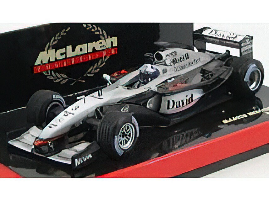 McLAREN - F1 MP4-17 N 3 RACE VERSION 2002 D.COULTHARD - BLACK SILVER /Minichamps 1/43 ミニカー