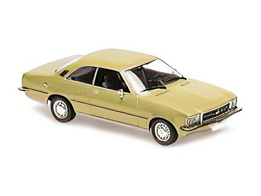 交換無料 2023年発売予定OPEL - REKORD D COUPE 1975 GOLD Minichamps 1 43 ミニカー