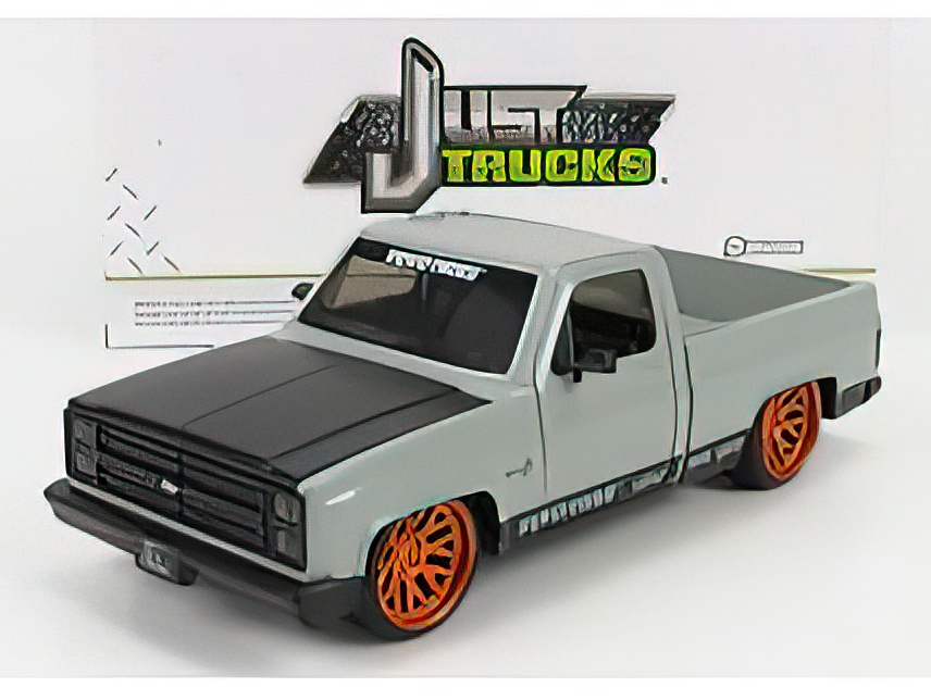 CHEVROLET - C-10 PICK-UP TOYO TIRES 1985 MATT GREY BLACK JADA 1 24ミニカー  【85%OFF!】