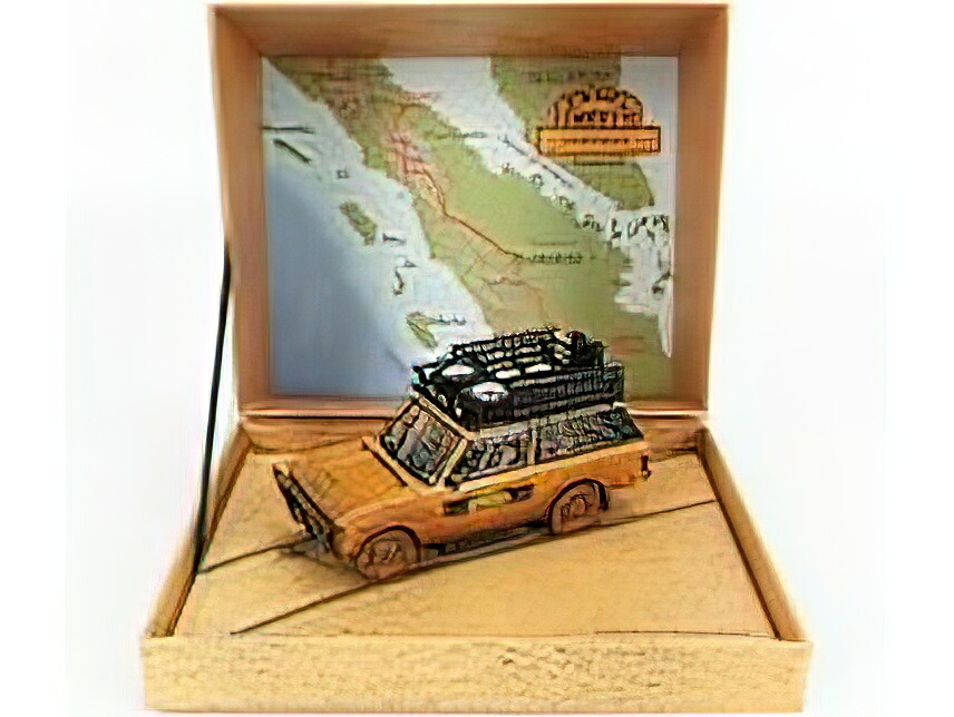 LAND ROVER - RANGE ROVER N 0 RALLY CAMEL TROPHY SUMATRA DIRTY VERSION 1981 - YELLOW /ALMOST-REAL 1/43 ミニカー|ラストホビー