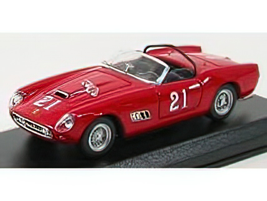 FERRARI - 250 GT LWB CALIFORNIA SPIDER ch.1699 N 21 NASSAU 1960 W.VON TRIPS - RED /ART-MODELART-MODEL 1/43ミニカー
