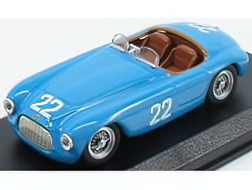 FERRARI - 166MM BARCHETTA SPIDER N 22 MONTECARLO 1952 L.FERRAUD - LIGHT BLUE /ART-MODELART-MODEL 1/43ミニカー