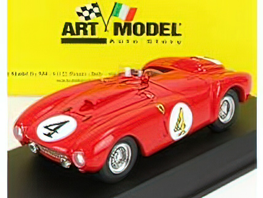 FERRARI - 375 PLUS 5.0L V12 SPIDER TEAM SCUDERIA FERRARI N 4 WINNER 24h LE MANS 1954 M.TRINTIGNANT - J.F.GONZALES - RED /ART-MODELART-MODEL 1/43ミニカー