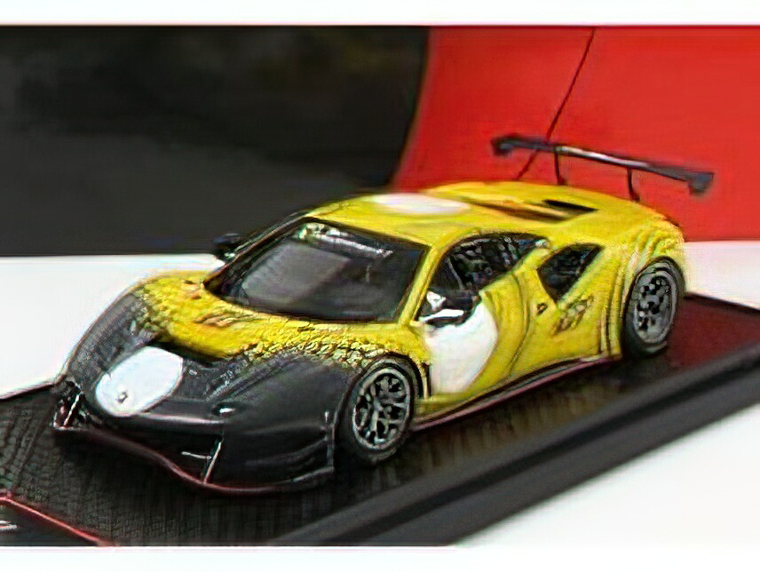 FERRARI - 488 GT MODIFICATA 2020 - YELLOW MATT GREY /BBR 1/43 ミニカー|ラストホビー
