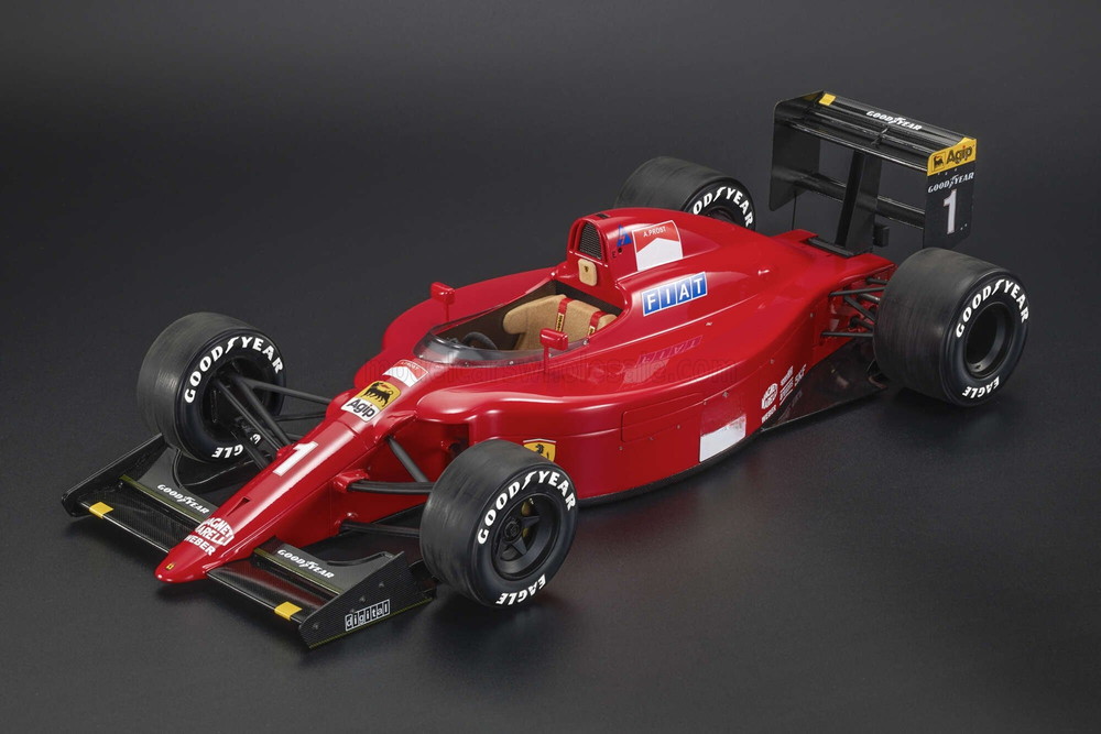 【取っておく】2026年発売予定を組むFERRARI F1 641 2 1号車 1990年 フランス共和国GP 勝ちえる 100th PROST GP A.PROST １番ウッド図形付 赤いこと/黒いこと/ GP Replicas 1/12 ミニカー