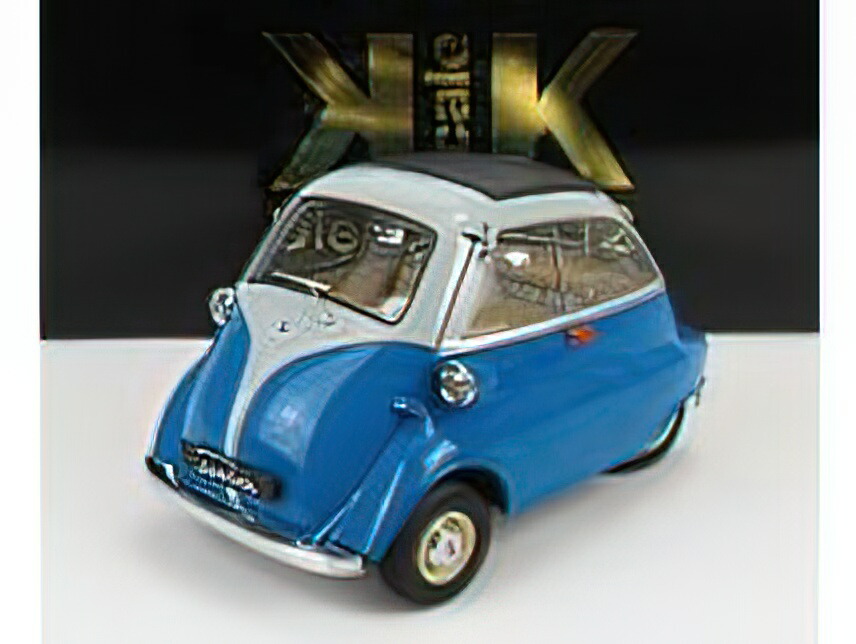 楽天市場】ミニカー 1/12 巨大 BMW イセッタ 250 青色/グレー