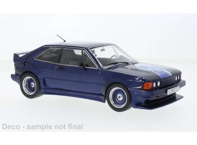 1980年 Volkswagen Scirocco Rieger GTO ブルー/ MCG 1/18 ミニカー｜ラストホビー