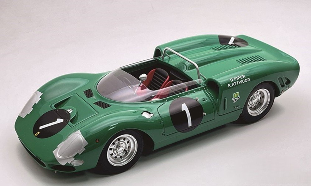 【予約】2026年発売予定FERRARI 365 P2 4 4L V12 スパイダー 1号車 1965年 9h KYALAMI 優勝 D.PIPER R.ATTWOOD グリーン/ Tecno 1/18 ミニカー｜ラストホビー