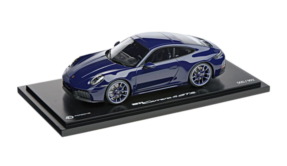 【予約】ポルシェ特注PORSCHE 911 992 2 GTS クーペ 2024 ディスプレイケース付 ブルー/ Spark 1/18 992台限定ミニカー｜ラストホビー