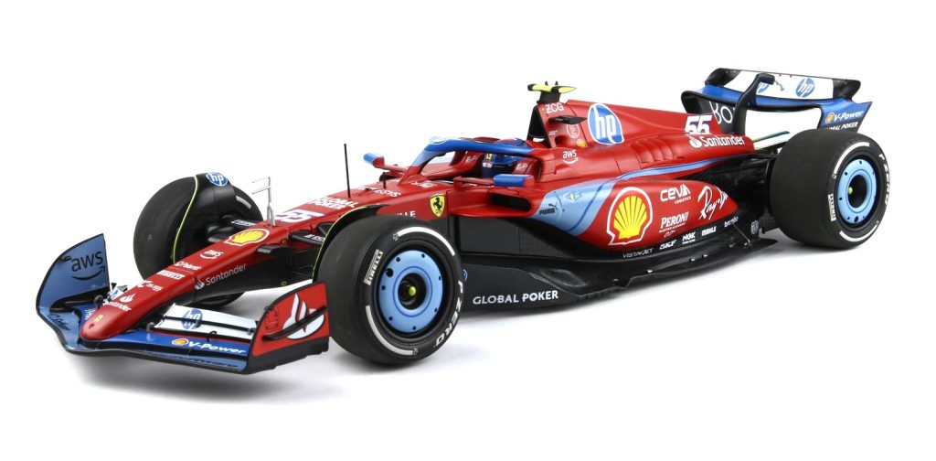 フェラーリ SF-24 カルロスサインツ 2024年マイアミGP/ BBR 1/18 ミニカー