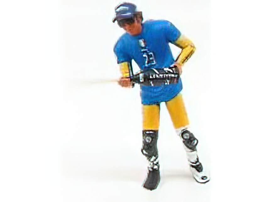 フィギュア- VALENTINO ROSSI PODIO SACHSENRING CON MAGLIA MATERAZZI MOTOGP 2006 - BLUE YELLOW /Minichampsミニチャンプス 1/12 ミニカー