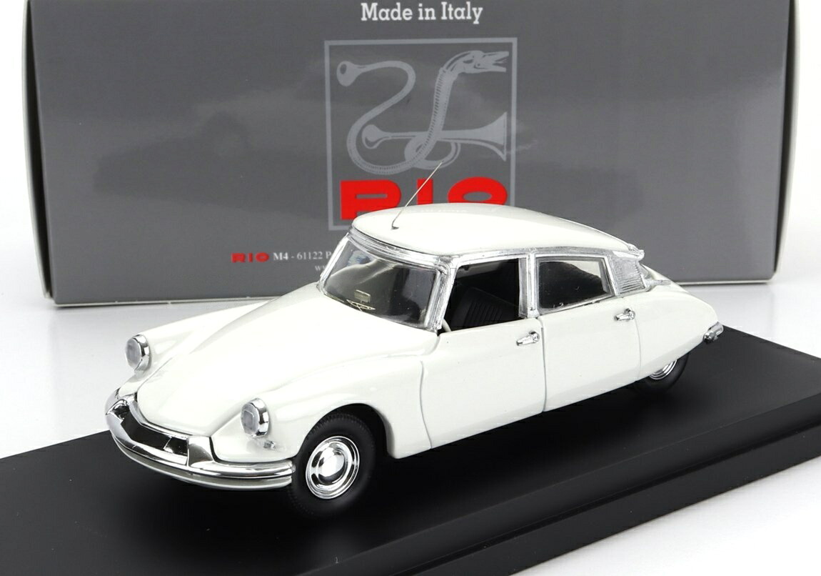 CITROEN DS19 1962 ギンコ警部 パーソナルカー ホワイト / Rio 1/43 ミニカー｜ラストホビー