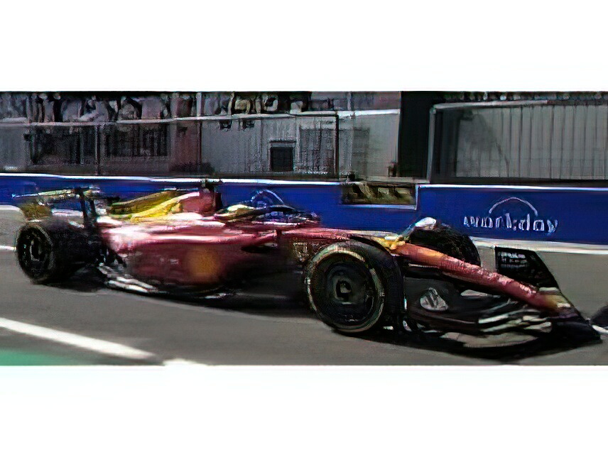FERRARIフェラーリ F1-75 SCUDERIA FERRARI N 55 4th MONZA GP ITALY 2022 CARLOS SAINZ - RED YELLOW /BBR 1/18 ミニカー