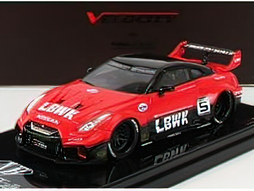 【楽天市場】NISSAN - GT-RR (R35) N 5 LBWK LIBERTY WALK 2016 - RED BLACK ...