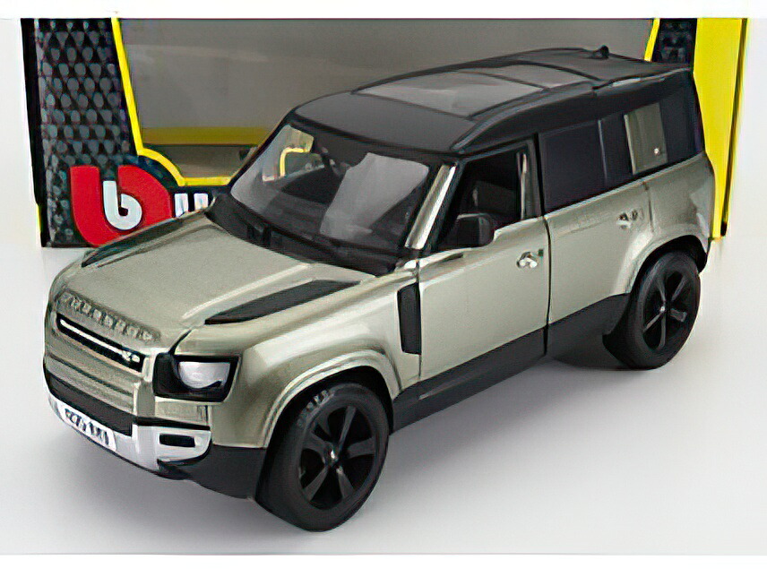 LAND ROVER NEW DEFENDER 110 2020 LIGHT GREEN MET WHITE/Bburago 1/24ミニカー