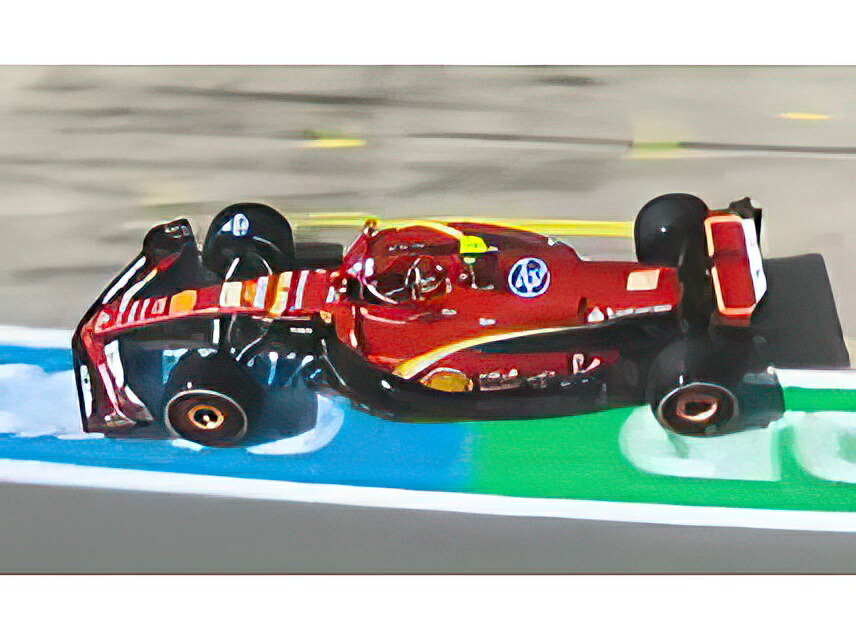 【予約】2026年発売予定FERRARI F1 SF 24 TEAM SCUDERIA FERRARI N 55 3rd MONACO GP 2024 CARLOS SAINZフィギュア付き RED BLACK/Bburago 1/43ミニカー シグネチャーシリーズ