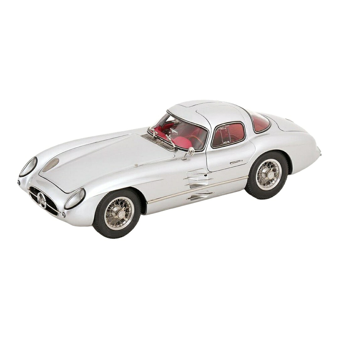Mercedesメルセデス 300 SLR Uhlenhautウーレンハウト Coupeクーペ 1955 silverしろがね色 / CMC 1/18 ミニカー