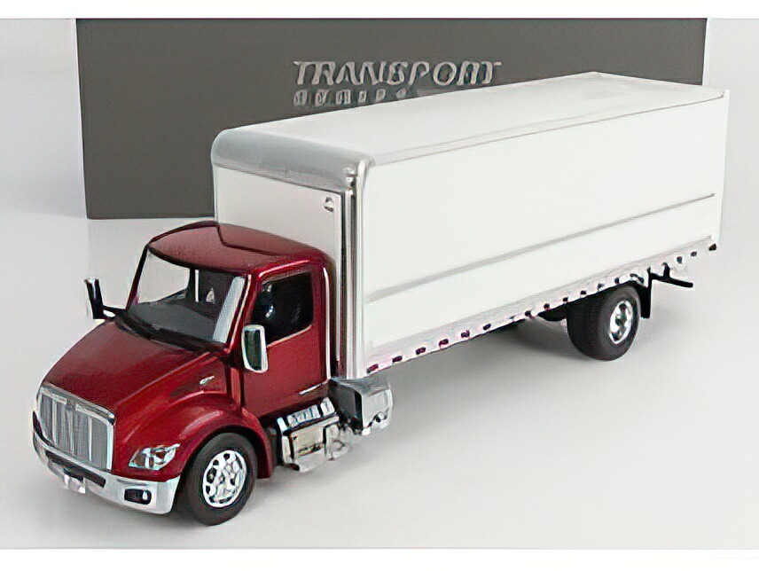 PETERBILT 536 TRUCK CASSONATO 2010 RED MET WHITE/Diecast Masters 1/32ひな形ミニカー