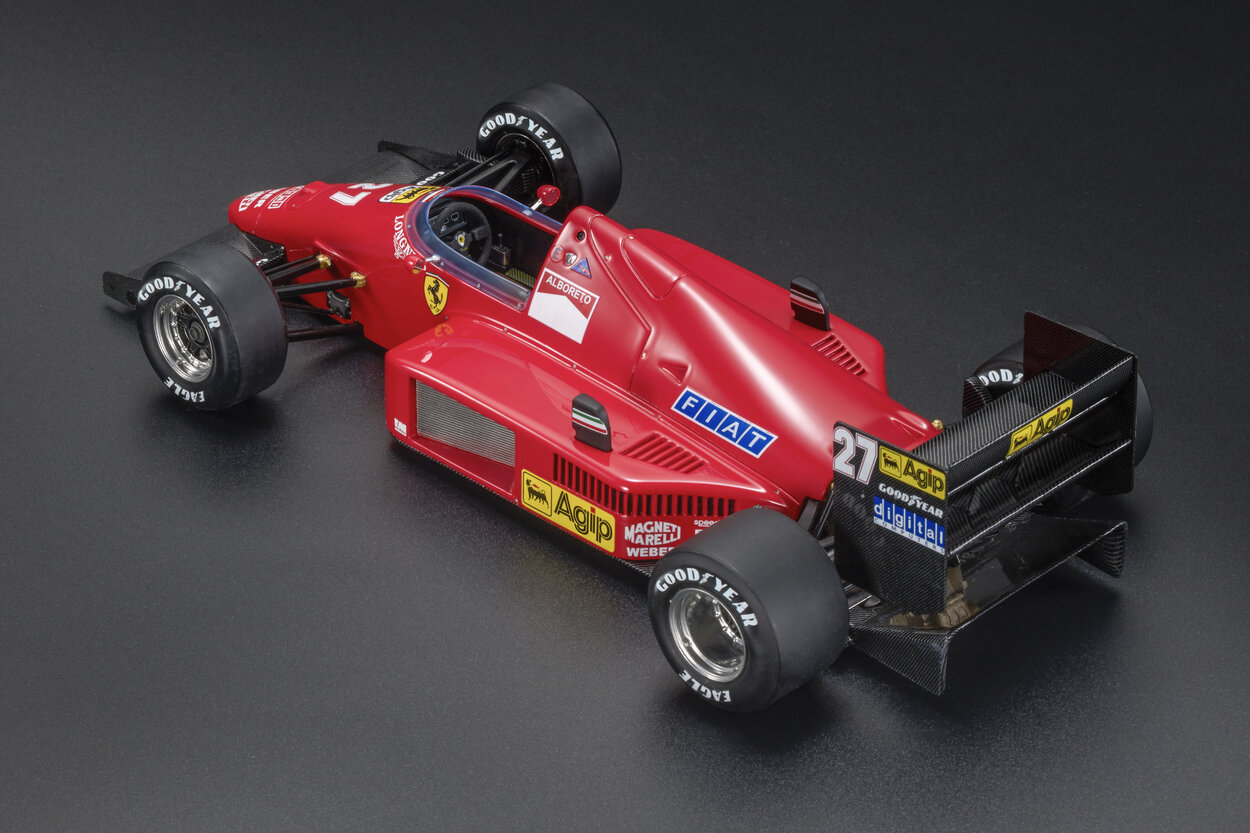 FERRARI F1 F1/86 N 27 2nd AUSTRIAN GP 1986 M.ALBORETO RED/GP Replicas 1/18ミニカー|ラストホビー