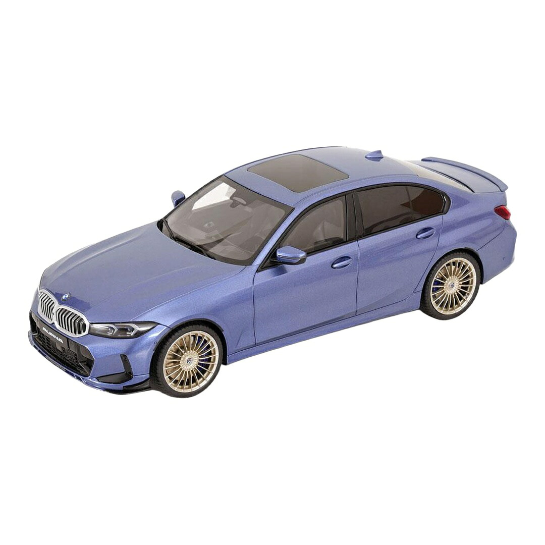 BMW Alpinaアルピナ B3 GT Saloon赤ちょうちん 2024 bluemetallicブルーメタリック 制限事項999pcs / GT SPIRIT 1/18 ミニカー