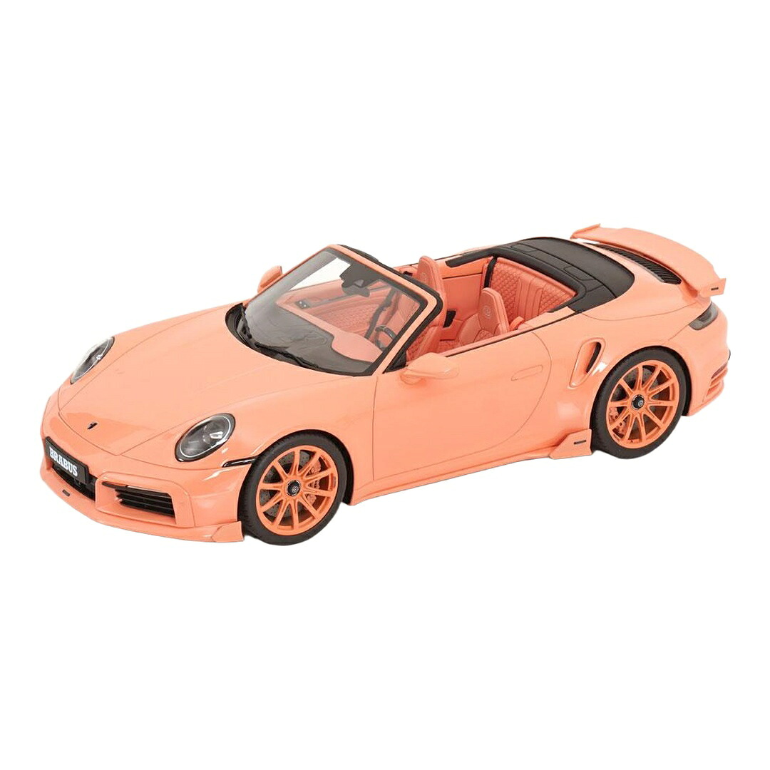 Porscheポルシェ 911 (991) Cabrio小僧リオ Turboターボ S Brabus 900 2015 pinkサクラ色 制限事項999pcs / GT SPIRIT 1/18 ミニカー