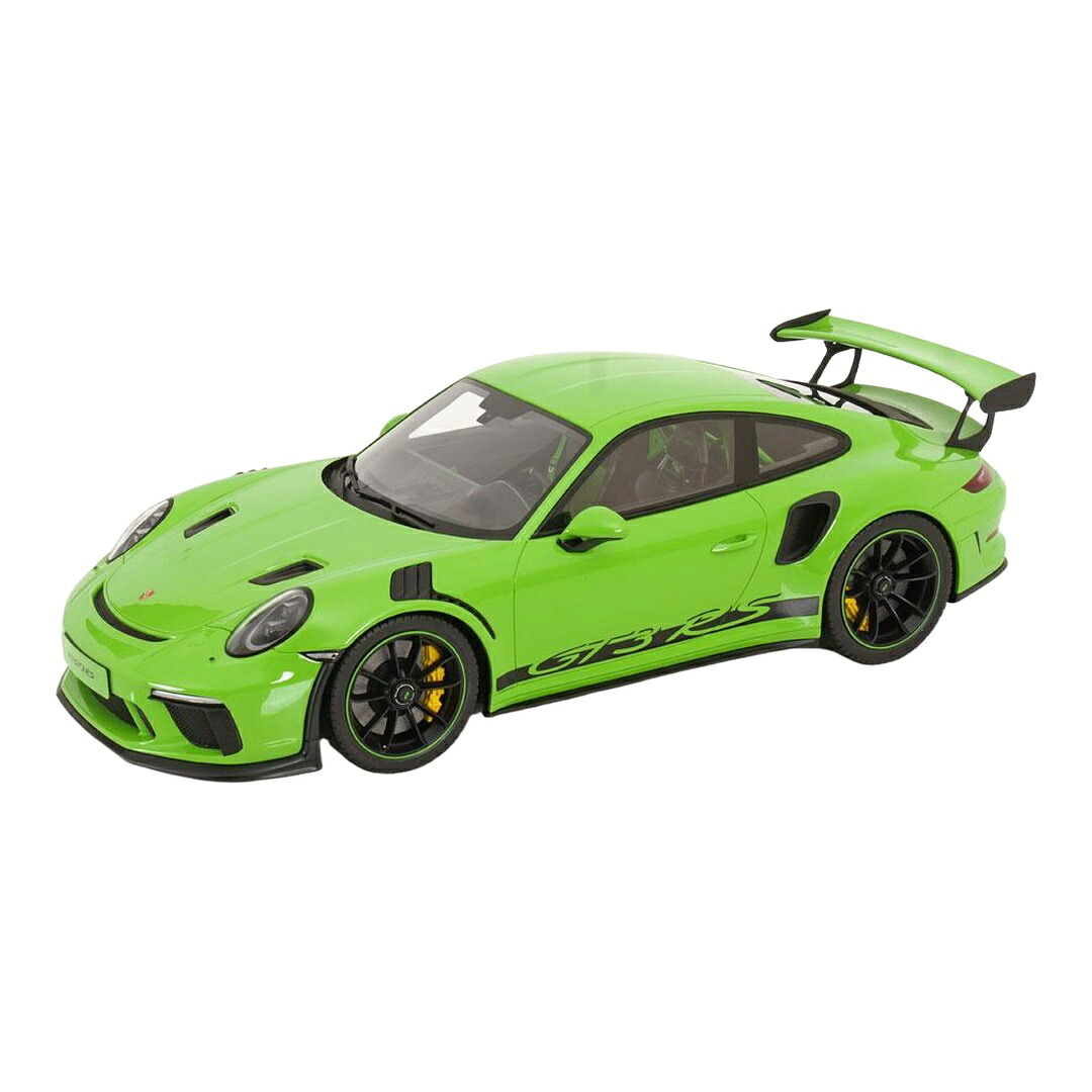 Porscheポルシェ 911 (991/2) GT3 RS 2019 lightgreenライトグリーン black黒いこと 押さえる999pcs / GT SPIRIT 1/12 ミニカー
